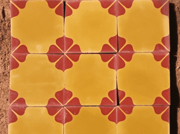 leaf design tiles